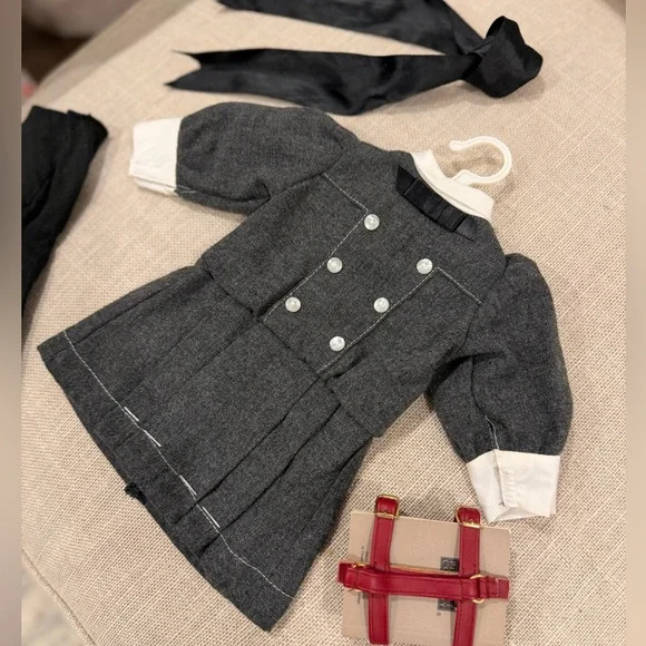 Retired American Girl PC Samantha’s Buster Brown Dress & School Supplies 1986 - Picture 6 of 14